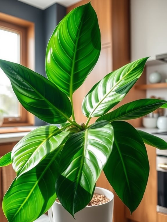 lush green indoor plant