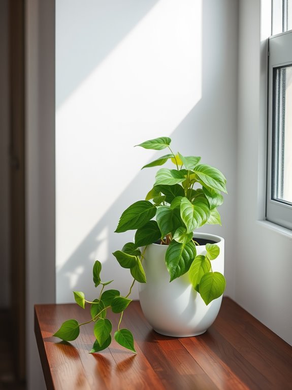 lush green indoor vine
