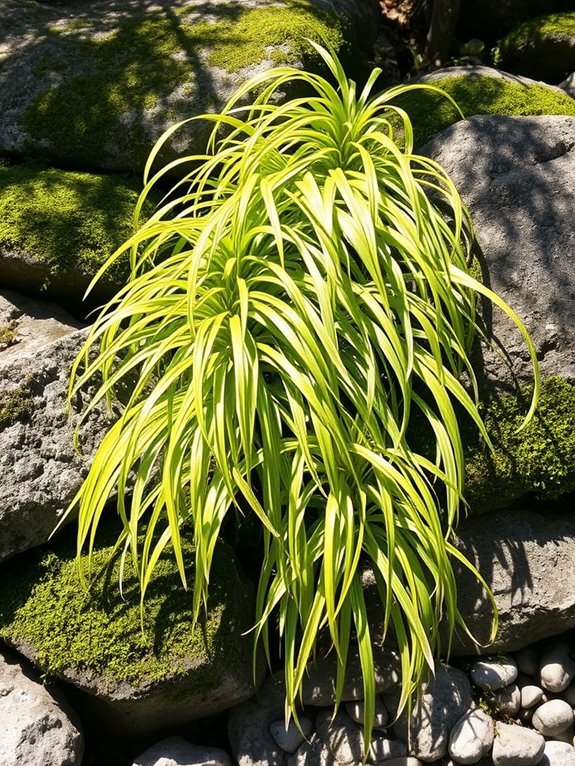 lush green ornamental grass