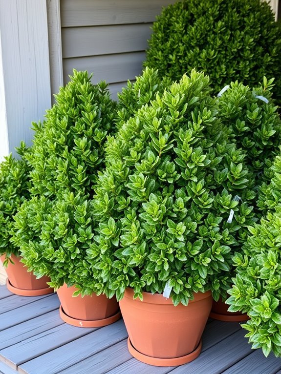 lush green ornamental shrub