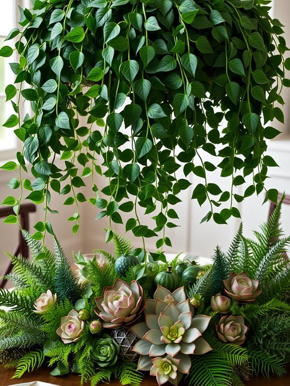 lush green trailing vines
