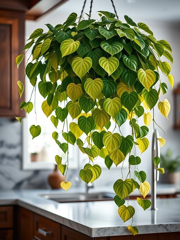 lush green trailing vines