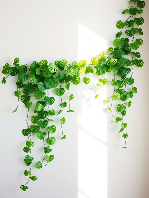 lush green tropical decor