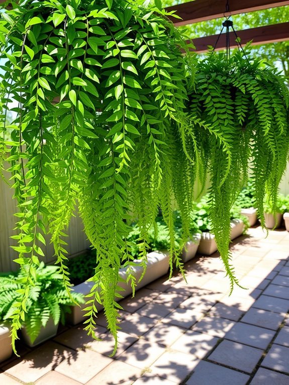 lush green tropical foliage