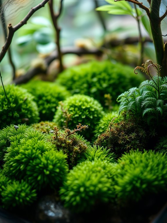 lush green velvety growth