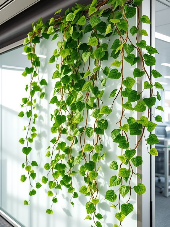 lush green vine patterns