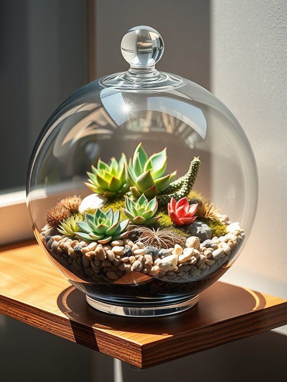 lush indoor plant display