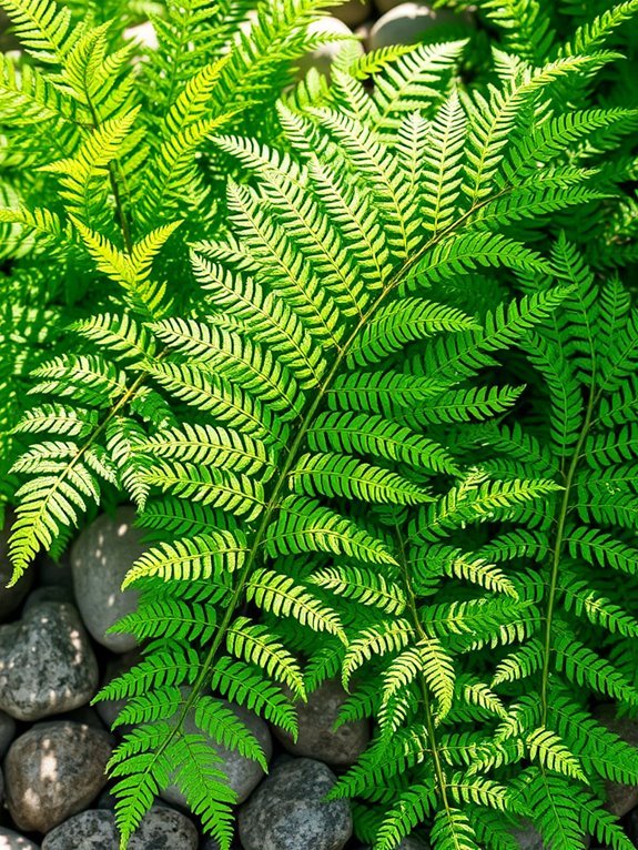 lush outdoor silk fern