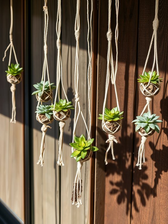 lush plant arrangement display