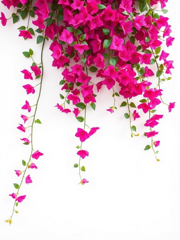 lush purple flowering vine