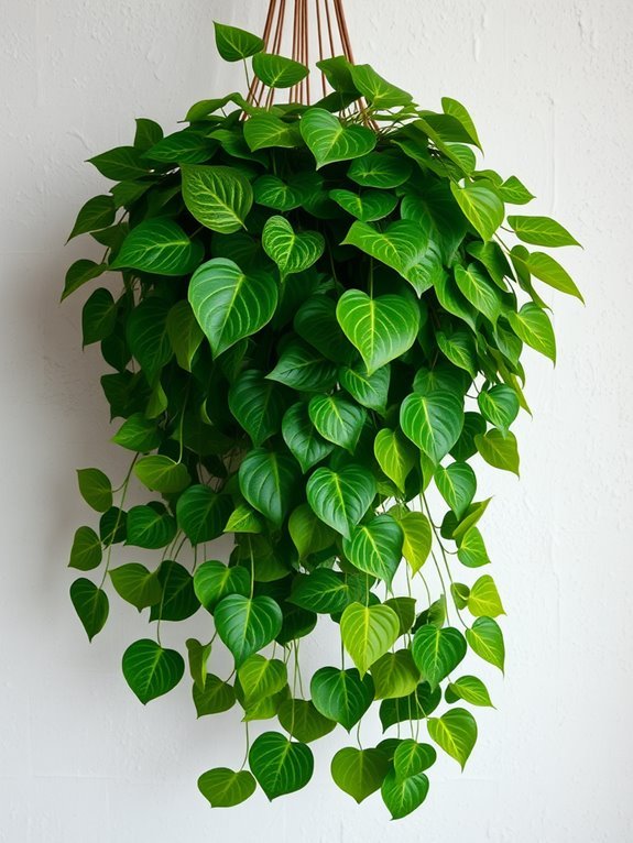 lush trailing indoor greenery