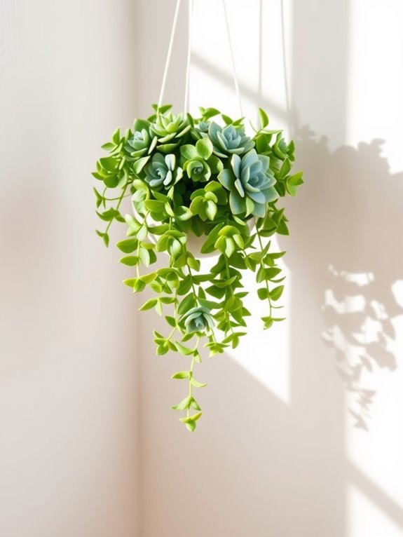 lush trailing succulent greenery