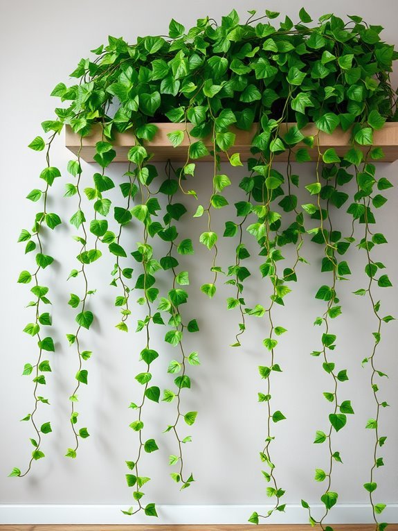 lush trailing vine foliage
