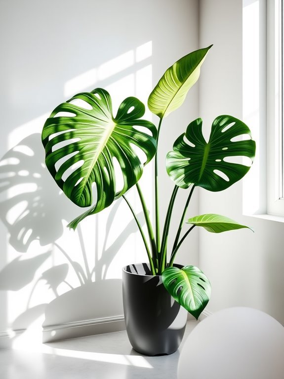 lush tropical green plant