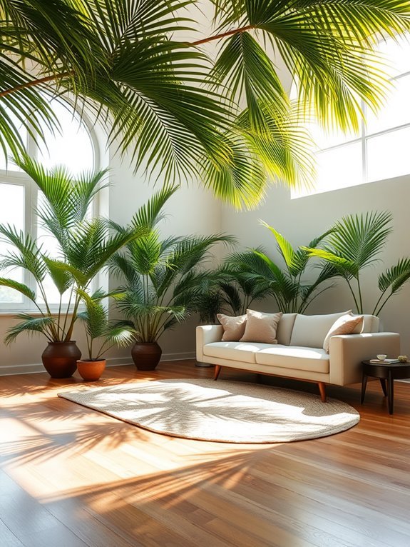lush tropical indoor plant