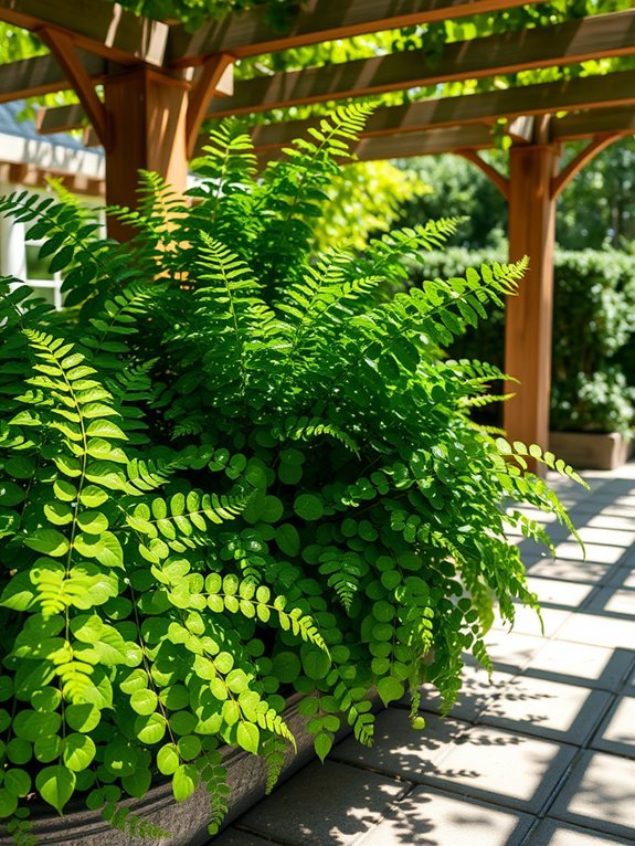 lush tropical ornamental plant