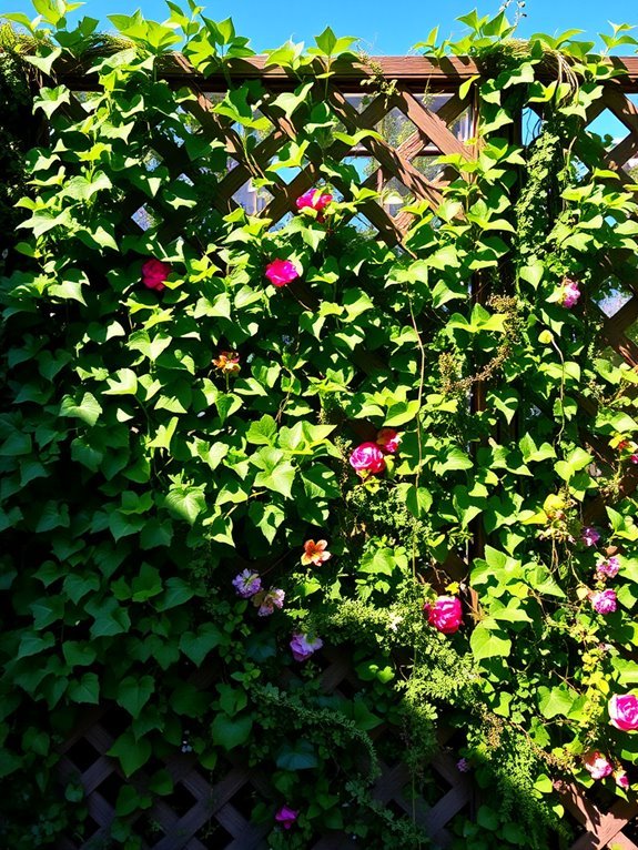 lush vertical greenery installation