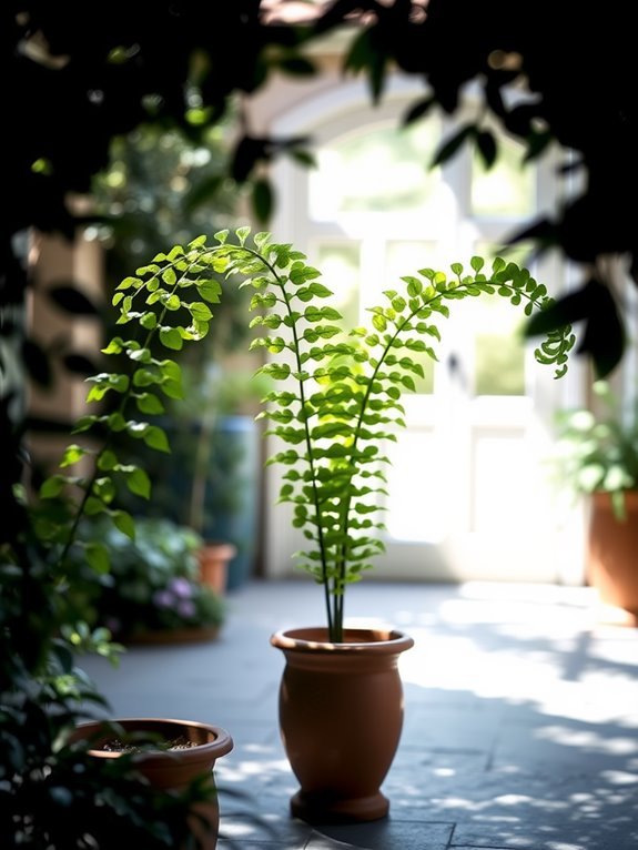 lush vibrant green fern