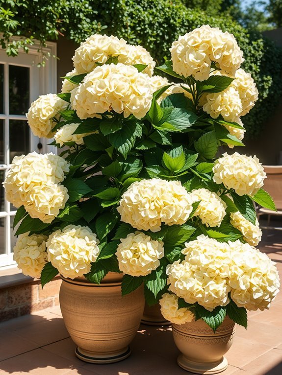 luxe silk hydrangea decor