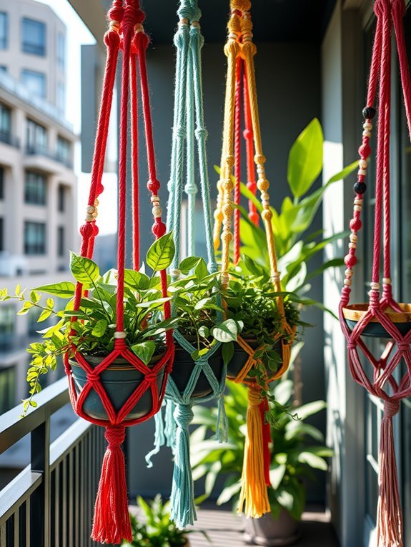 macrame for indoor greenery