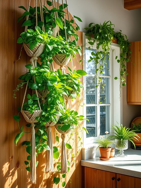 macrame plant hangers design