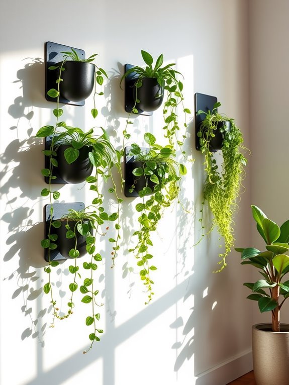 magnetic holders for plants