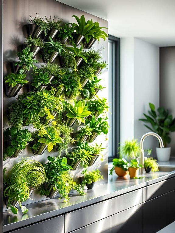 magnetic holders for plants