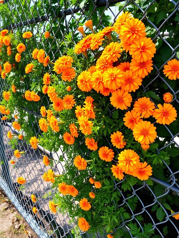 marigolds symbolize beauty and resilience