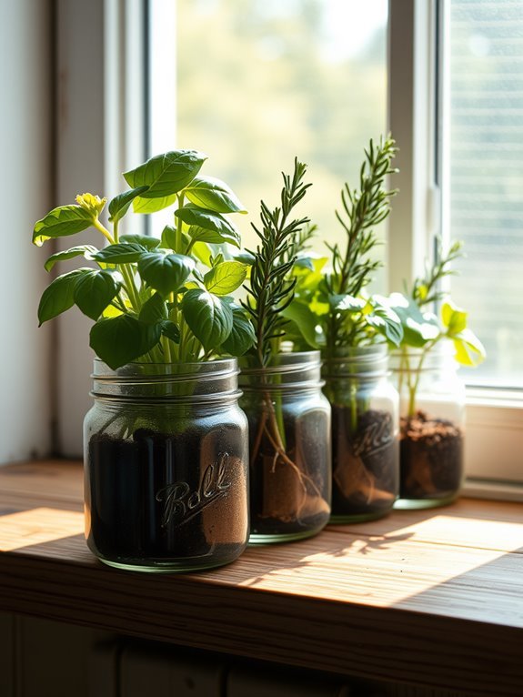 mini herb gardens indoors
