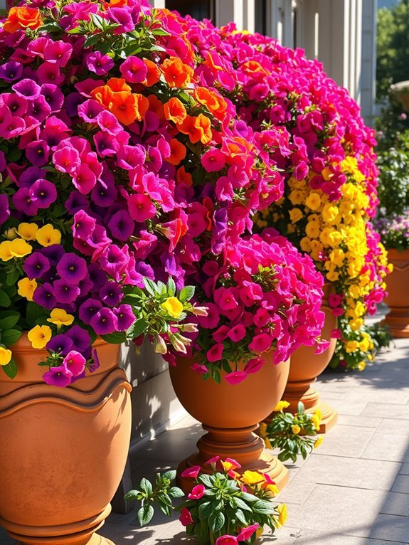 mini petunias for containers