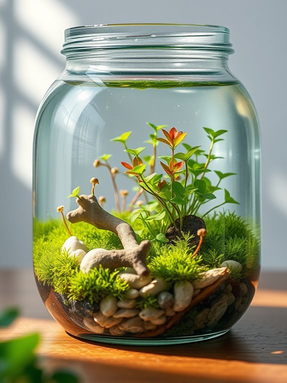 miniature underwater landscape creation