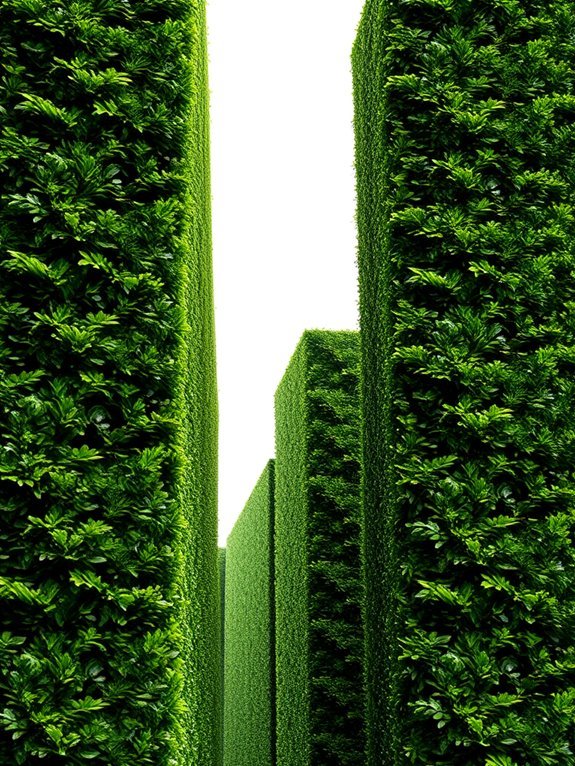 modern boxwood wall decor