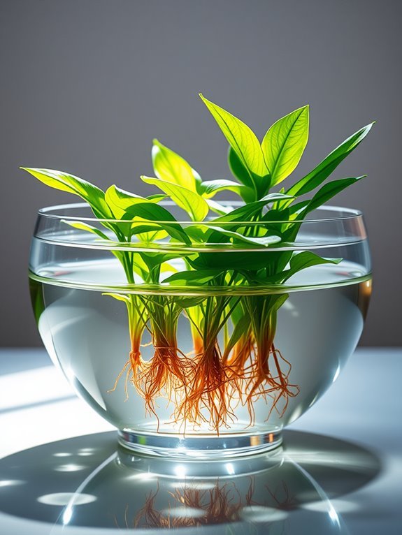 modern clear serving dish