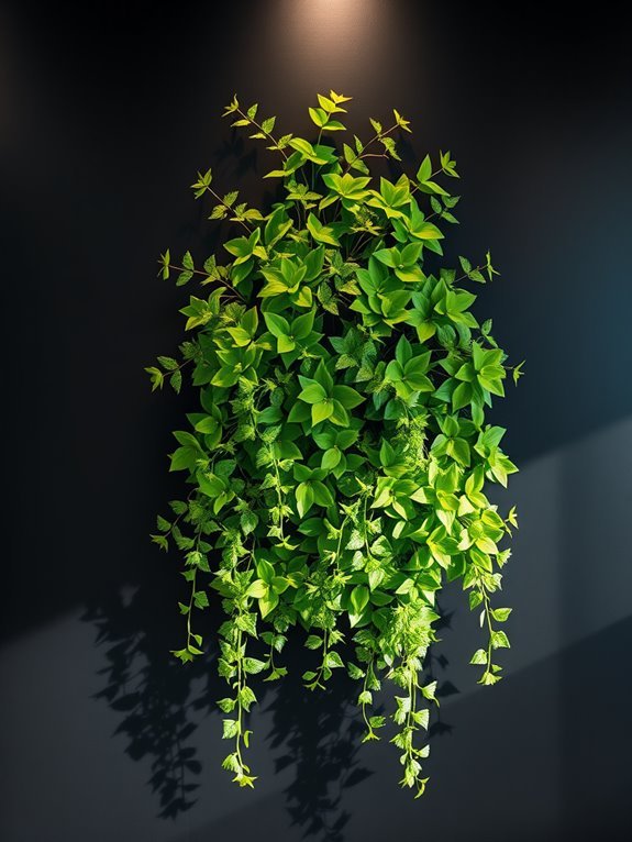 modern hanging plant display
