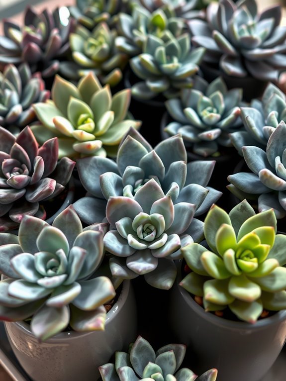 modern succulent plant assortment