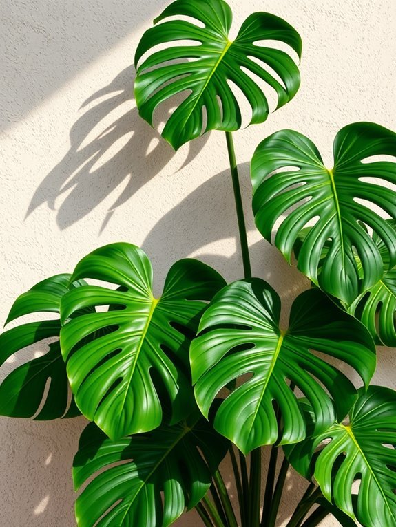 monstera leaf home decoration