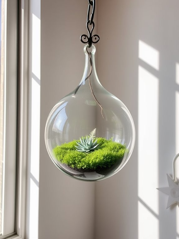 moss filled classic terrarium design