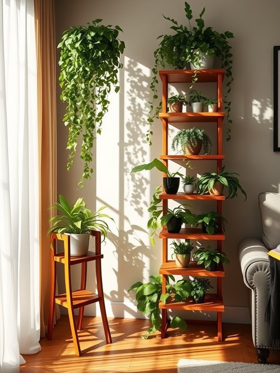 multi level plant display