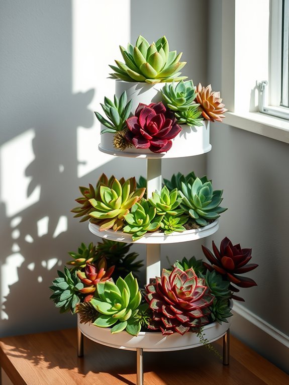 multi level plant display