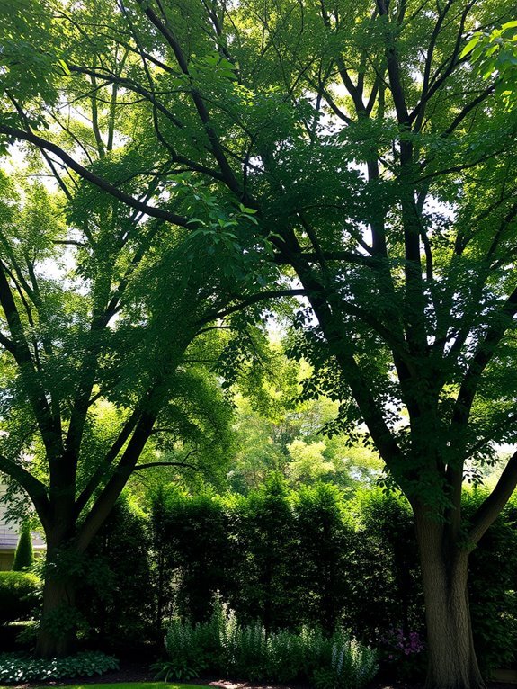 natural canopy of trees