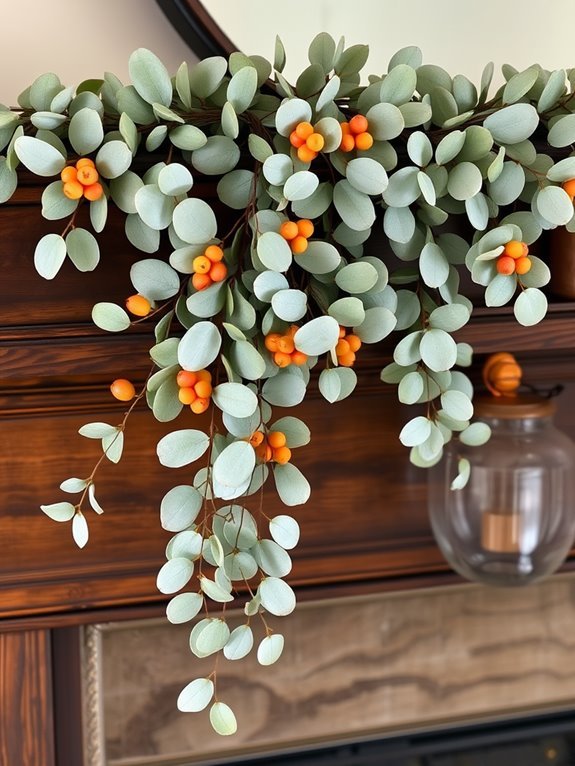 natural eucalyptus decorative garland