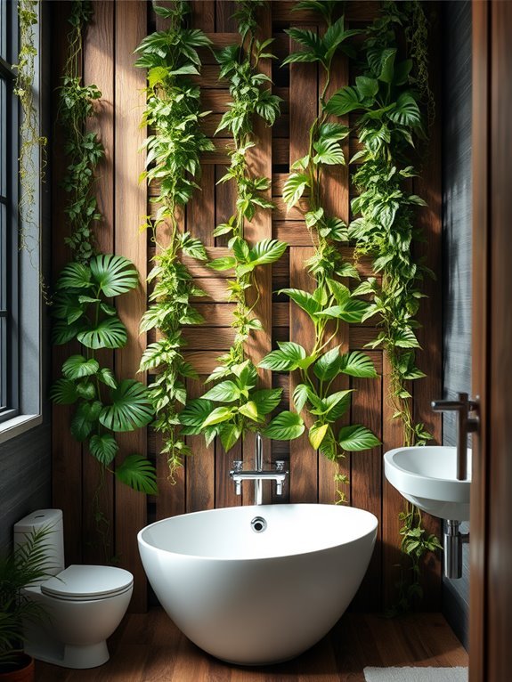 natural garden decoration idea