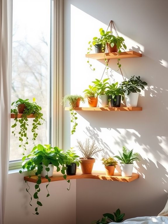 natural light planter ideas