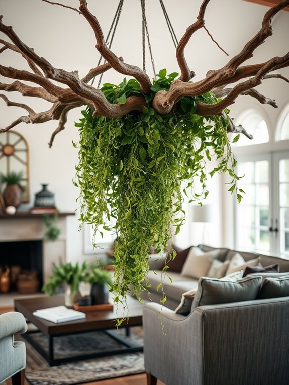 natural wood wall decor