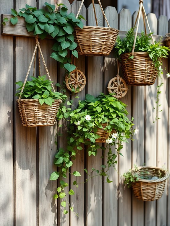 natural woven basket d cor