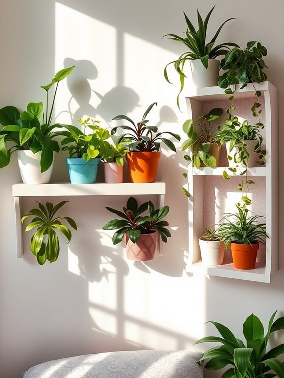 personalized painted shelves