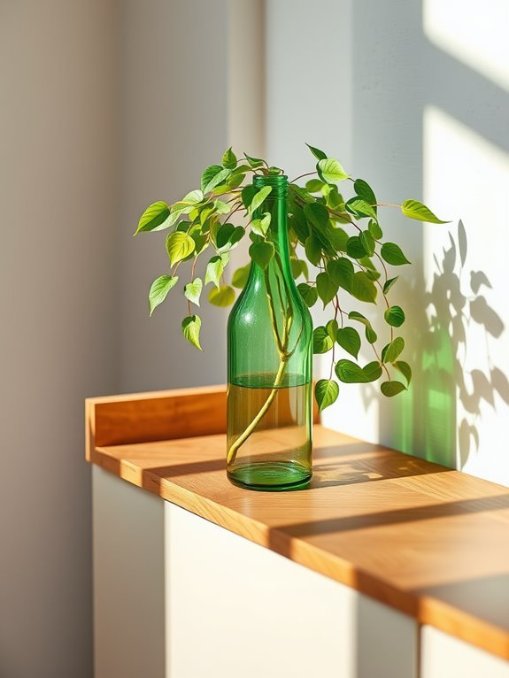 planter with integrated stand