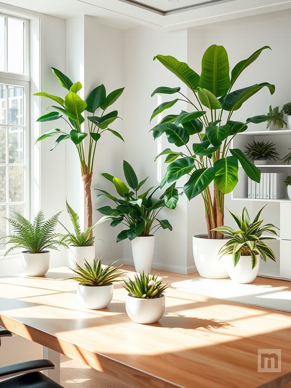 plants enhance workplace productivity