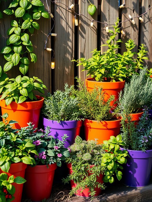 playful artificial plant display