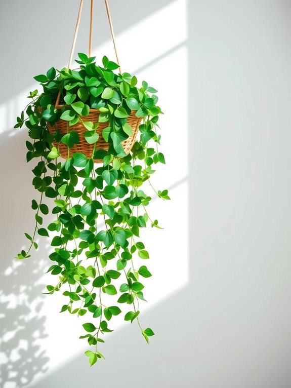 playful suspended plant holder